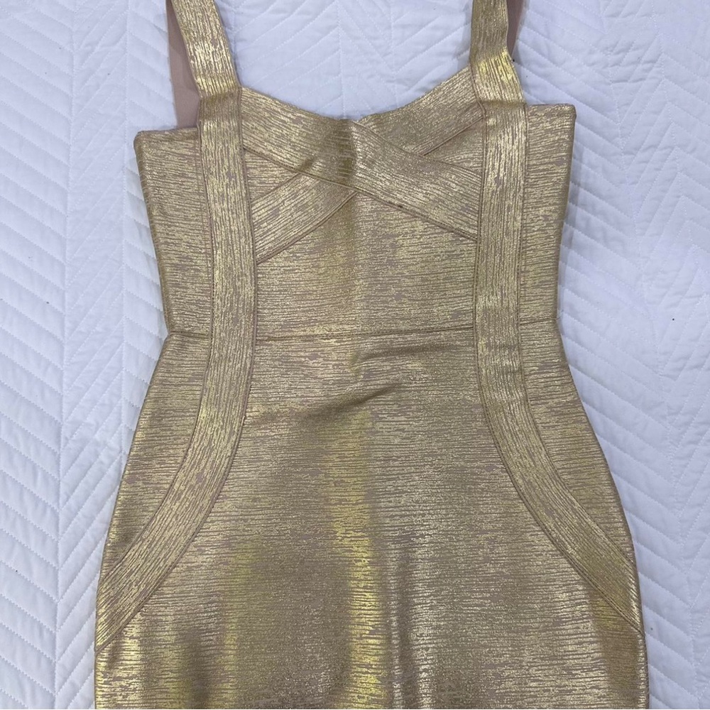 Bella Barnett Gold Midi Dress - Gem Bella Barnett Gold Midi Dress - Gem